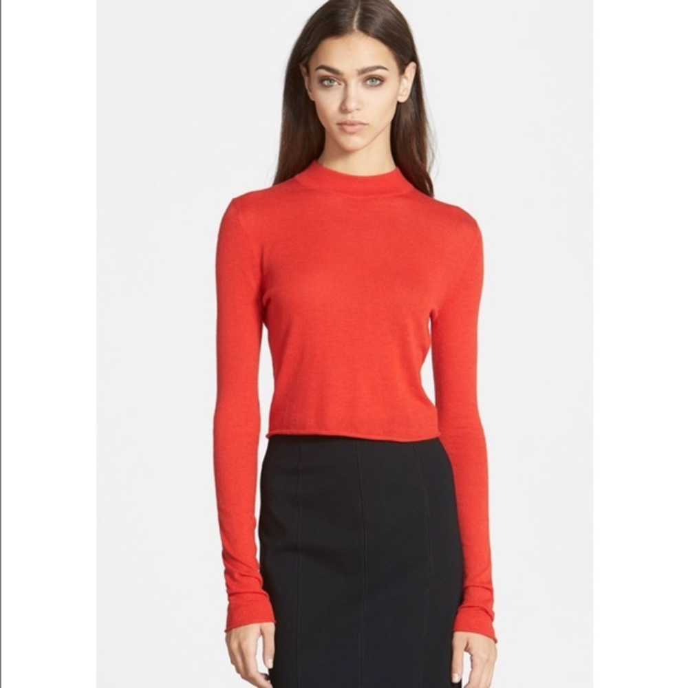 NWT Angora Bright Red Trouvé Sweater Medium